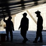 shipyard workers